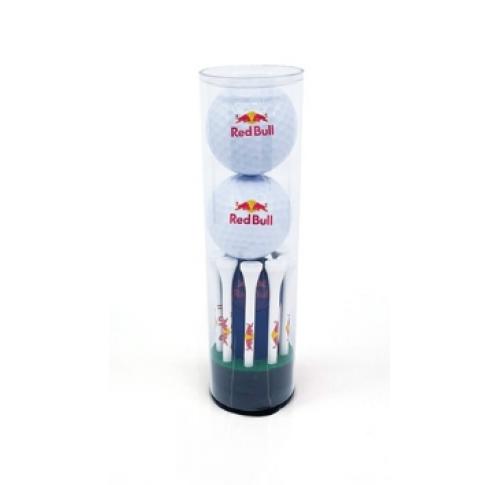 Custom Essential Golf Day Gifts Tube - Tees, Flix Pro Golf Balls
